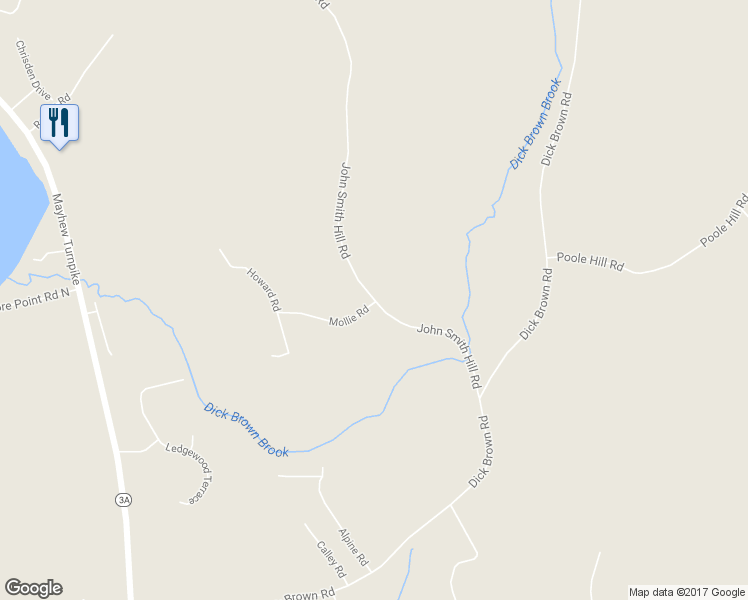 map of restaurants, bars, coffee shops, grocery stores, and more near 155 John Smith Hill Road in Bristol