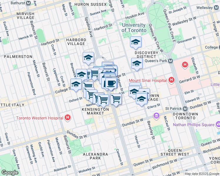 Spadina Avenue Toronto Map 413 Spadina Avenue, Toronto On - Walk Score