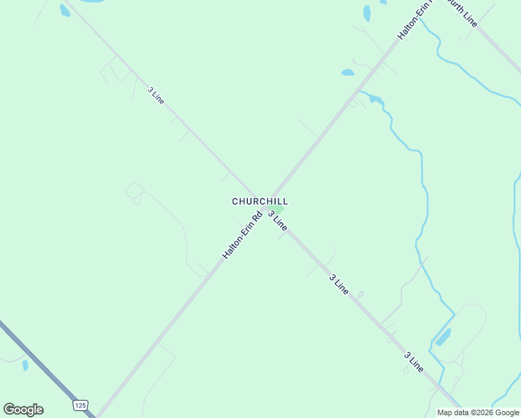 map of restaurants, bars, coffee shops, grocery stores, and more near 8988 Erin Halton Hills Townline in Erin