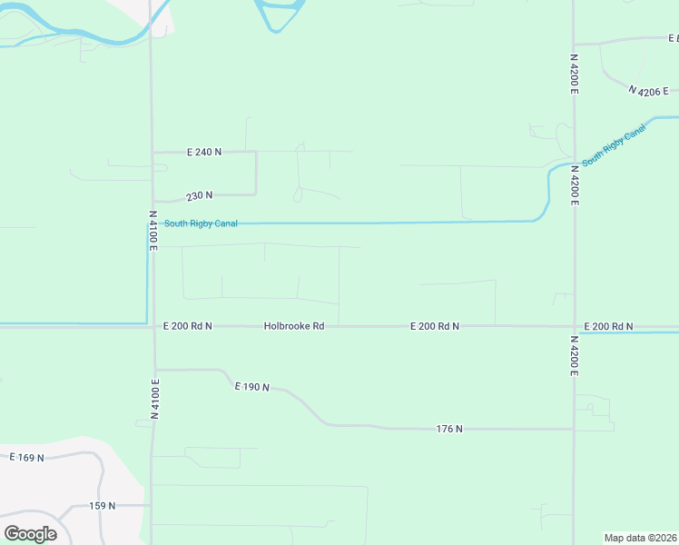 map of restaurants, bars, coffee shops, grocery stores, and more near 208 North 4145 East in Rigby