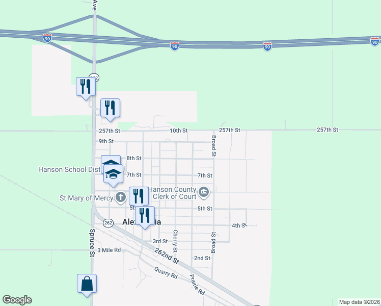 map of restaurants, bars, coffee shops, grocery stores, and more near 640 8th Street in Alexandria