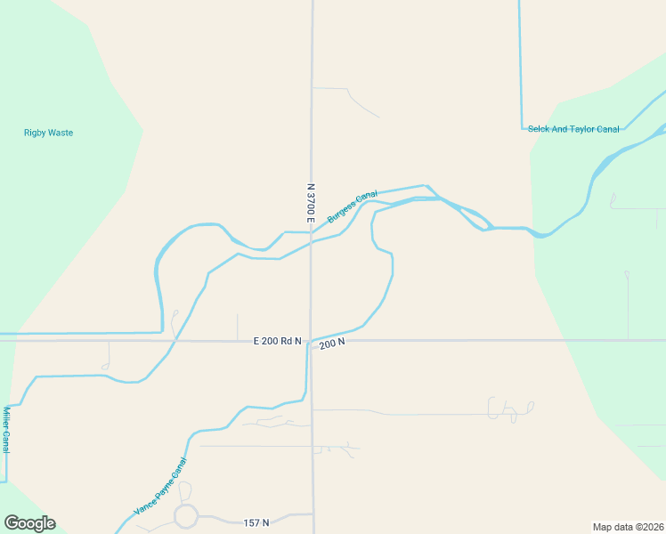 map of restaurants, bars, coffee shops, grocery stores, and more near 215 North 3700 East in Rigby