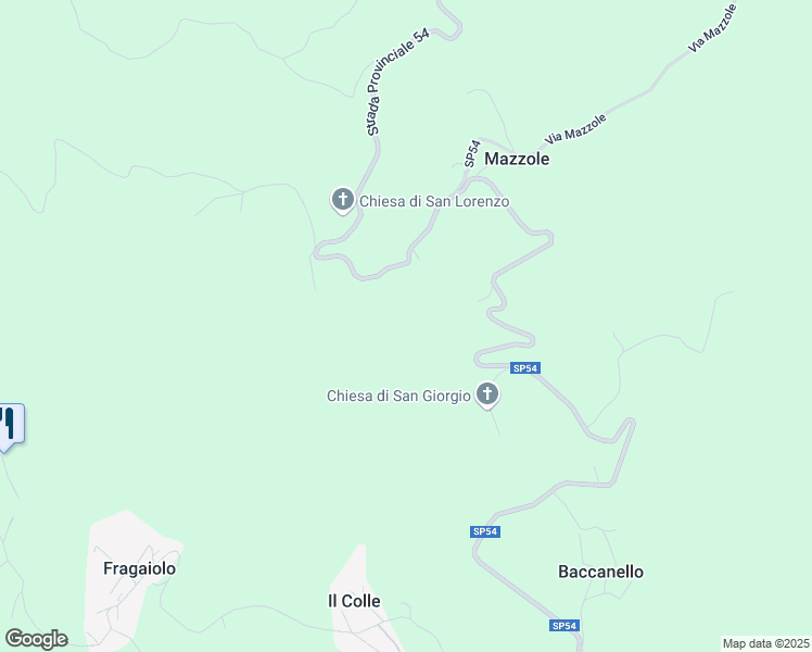 map of restaurants, bars, coffee shops, grocery stores, and more near in Province of Arezzo