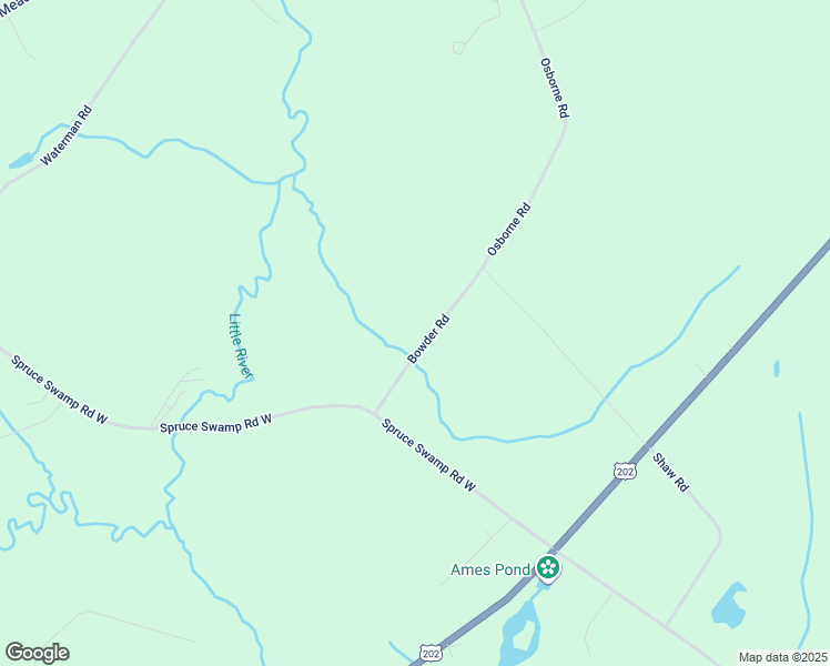map of restaurants, bars, coffee shops, grocery stores, and more near 62 Bowder Road in Gorham