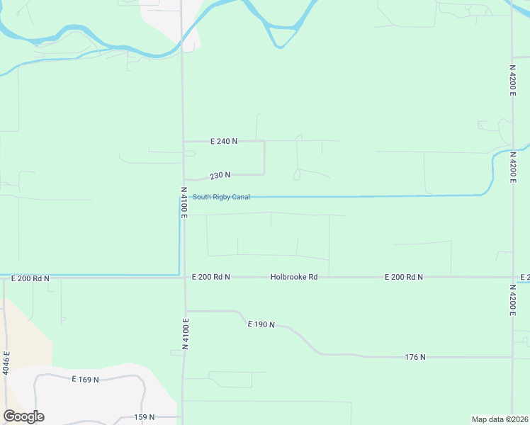 map of restaurants, bars, coffee shops, grocery stores, and more near 4126 Sunnybrook Drive in Rigby
