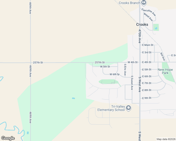 map of restaurants, bars, coffee shops, grocery stores, and more near 1000 Andrew Drive in Crooks