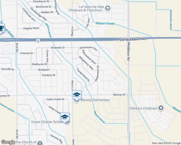 map of restaurants, bars, coffee shops, grocery stores, and more near 19688 Susquehanna Way in Caldwell