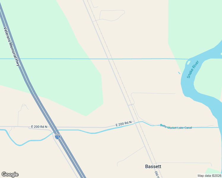 map of restaurants, bars, coffee shops, grocery stores, and more near 233 North Bassett Road in Roberts