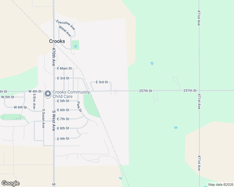 map of restaurants, bars, coffee shops, grocery stores, and more near 705 East 4th Street in Crooks