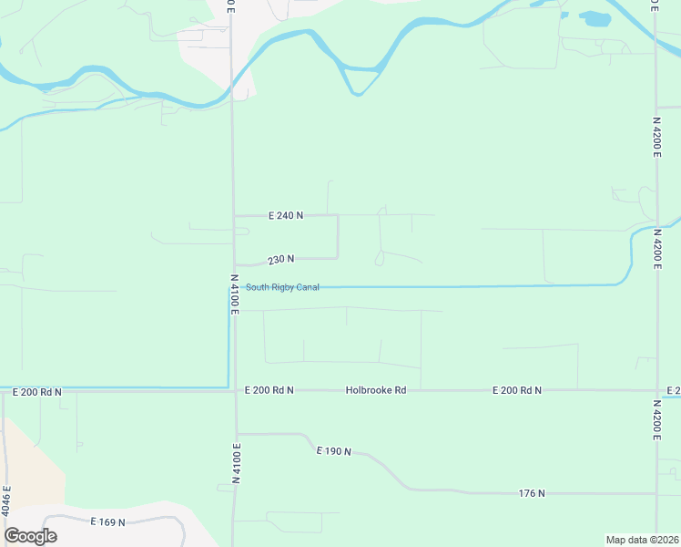 map of restaurants, bars, coffee shops, grocery stores, and more near 4126 Sunnybrook Drive in Rigby