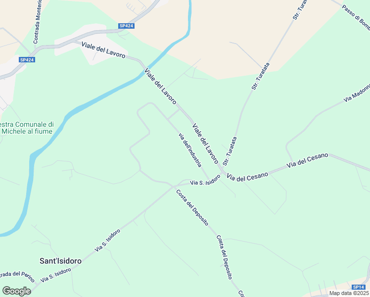 map of restaurants, bars, coffee shops, grocery stores, and more near 16 via dell'industria in Provincia di Ancona