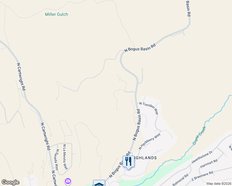 map of restaurants, bars, coffee shops, grocery stores, and more near 510 West Paso Fino Drive in Boise