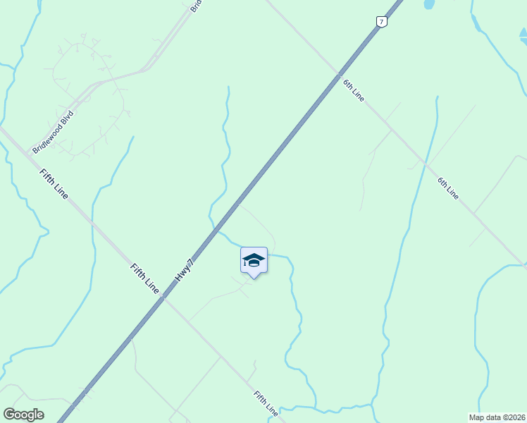 map of restaurants, bars, coffee shops, grocery stores, and more near 5 Worden View in Halton Hills