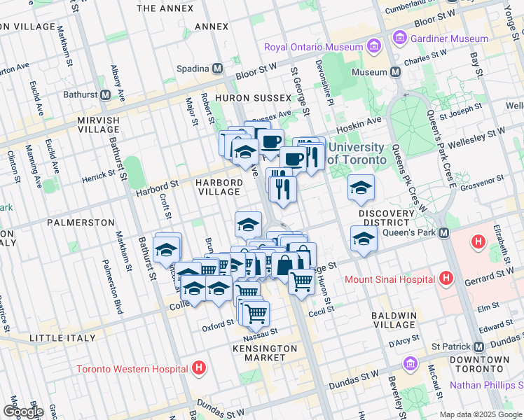 Spadina Avenue Toronto Map 586 Spadina Avenue, Toronto On - Walk Score