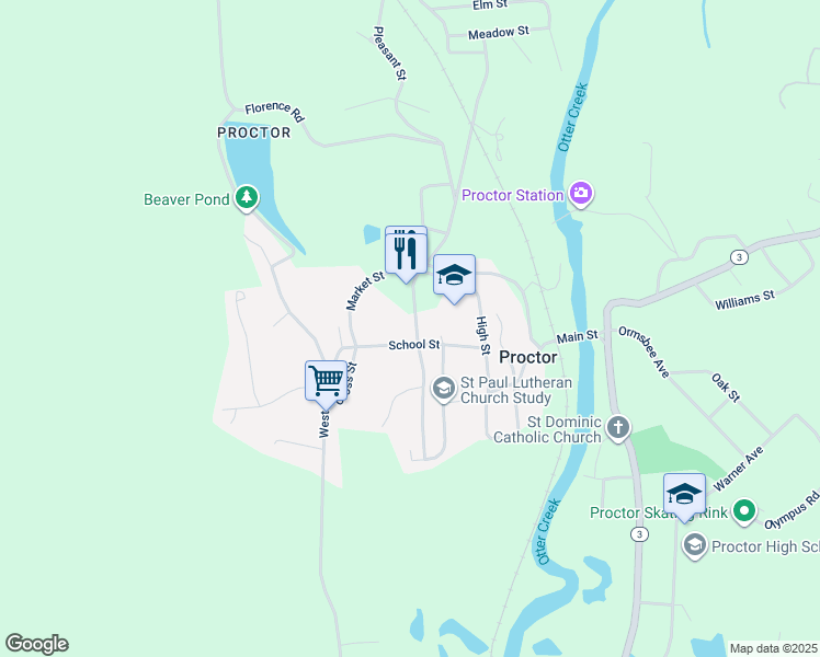 7 North Street, Proctor VT Walk Score