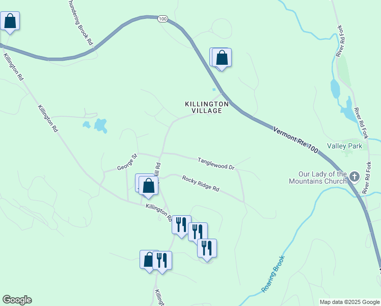 117 Tanglewood Drive, Killington VT Walk Score
