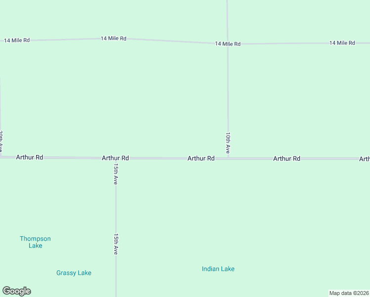 map of restaurants, bars, coffee shops, grocery stores, and more near 1190 Arthur Road in Remus
