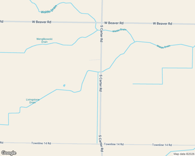 map of restaurants, bars, coffee shops, grocery stores, and more near 2700-2998 S Carter Rd in Midland Township