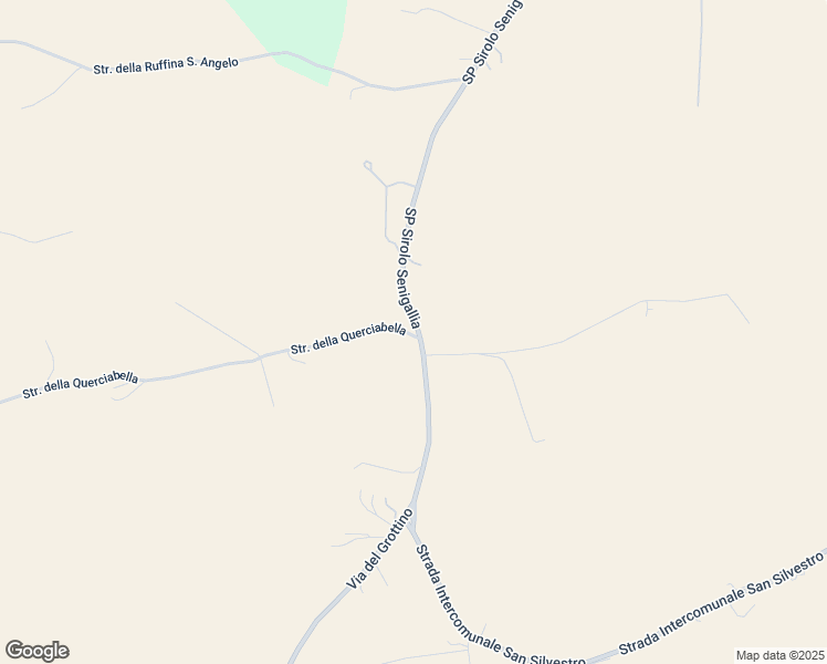 map of restaurants, bars, coffee shops, grocery stores, and more near 175 Strada della Querciabella in Provincia di Ancona