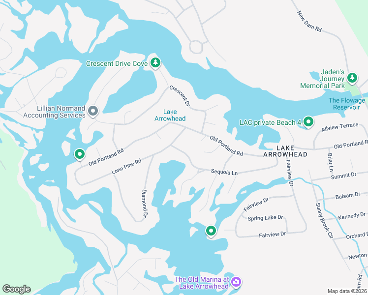 map of restaurants, bars, coffee shops, grocery stores, and more near 85 Sequoia Lane in Waterboro