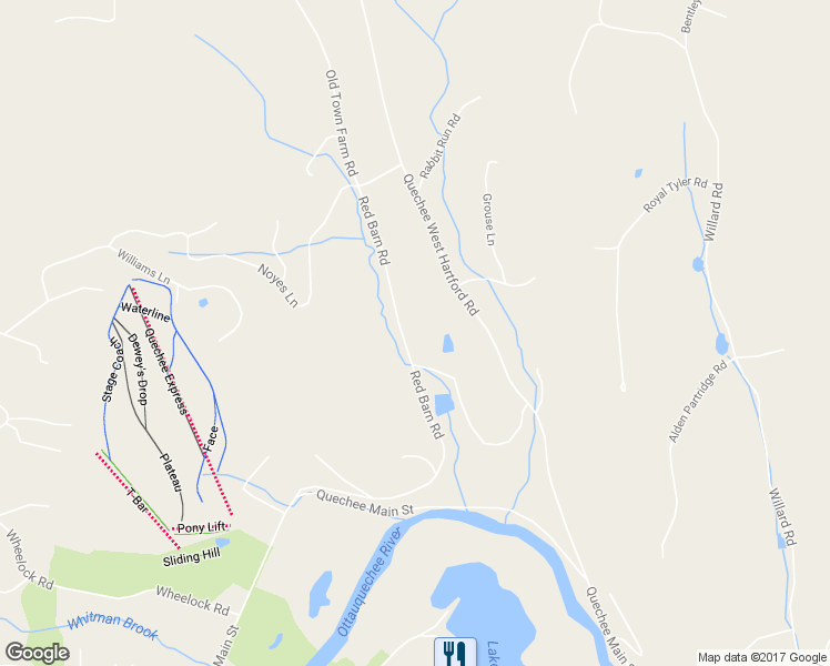 map of restaurants, bars, coffee shops, grocery stores, and more near 593 Red Barn Road in Hartford