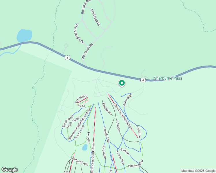map of restaurants, bars, coffee shops, grocery stores, and more near 63 Alpine Drive in Rutland