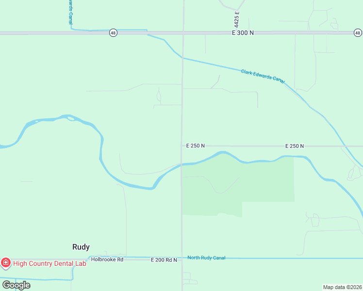 map of restaurants, bars, coffee shops, grocery stores, and more near 251-265 North 4400 East in Rigby
