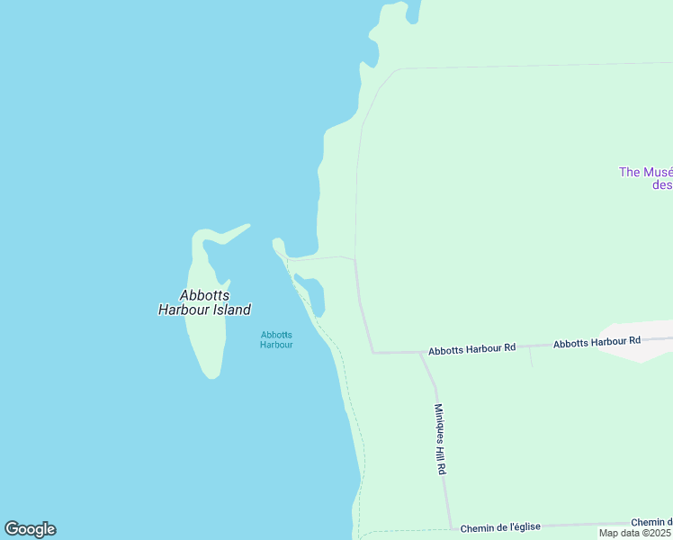 map of restaurants, bars, coffee shops, grocery stores, and more near 389 Abbotts Harbour Road in Middle West Pubnico