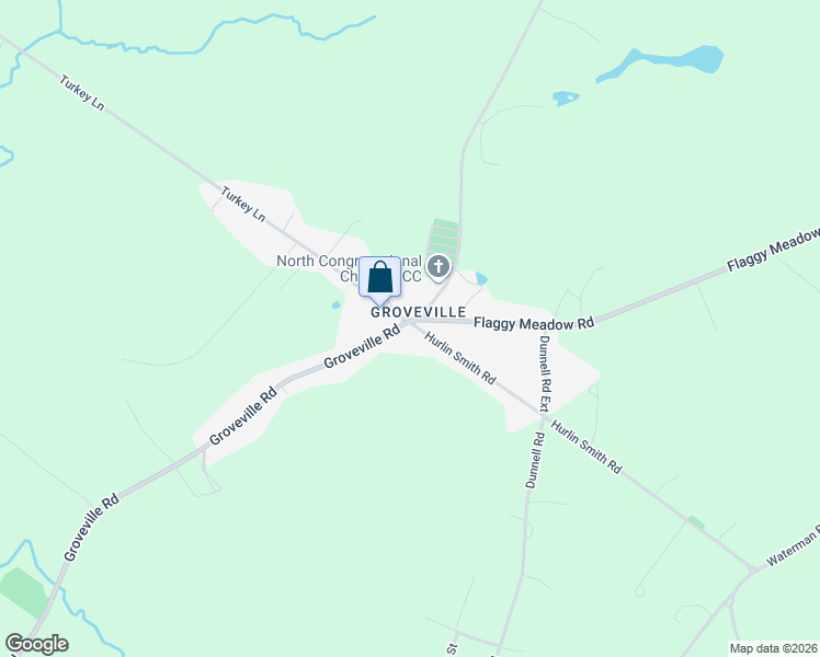 map of restaurants, bars, coffee shops, grocery stores, and more near 312 Groveville Road in Buxton