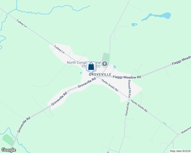 map of restaurants, bars, coffee shops, grocery stores, and more near 312 Groveville Road in Buxton