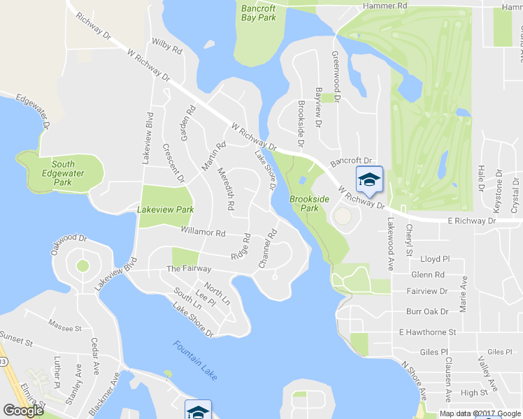 map of restaurants, bars, coffee shops, grocery stores, and more near 409 Robin Road in Albert Lea