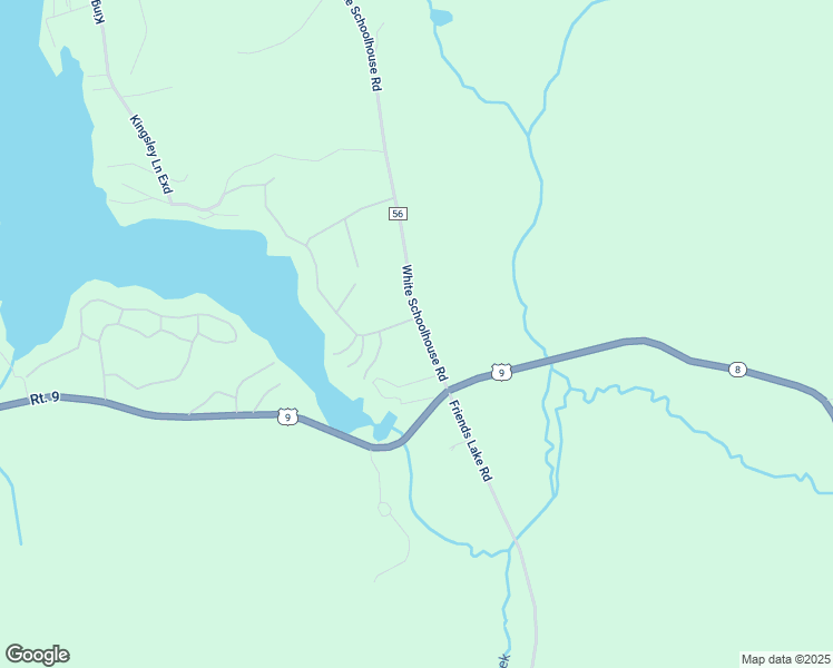 map of restaurants, bars, coffee shops, grocery stores, and more near 31 County Road 56 in Chestertown