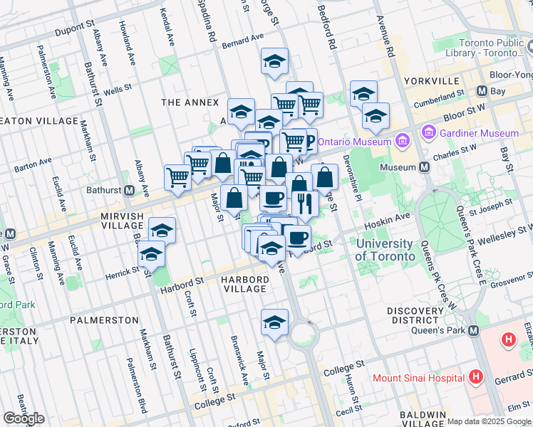 Spadina Avenue Toronto Map 706 Spadina Avenue, Toronto On - Walk Score
