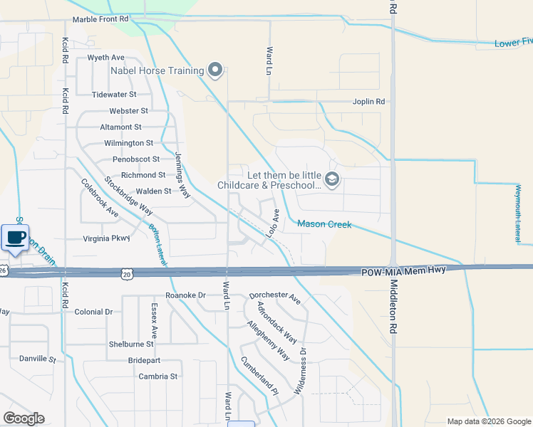 map of restaurants, bars, coffee shops, grocery stores, and more near 20124 Lolo Avenue in Caldwell