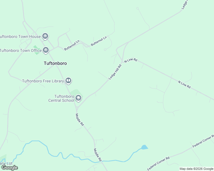 map of restaurants, bars, coffee shops, grocery stores, and more near 17 Ledge Hill Road in Tuftonboro