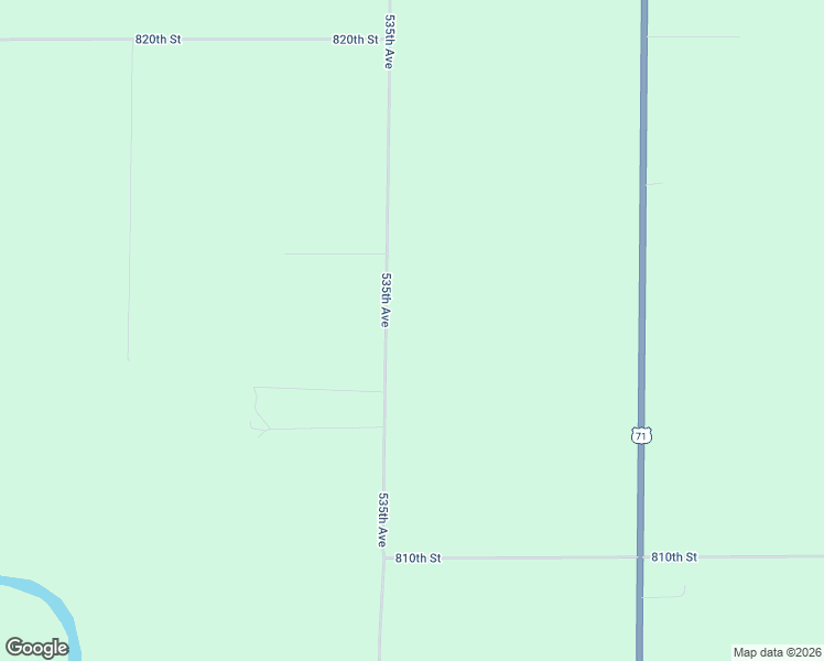 map of restaurants, bars, coffee shops, grocery stores, and more near 81490 535th Avenue in Jackson