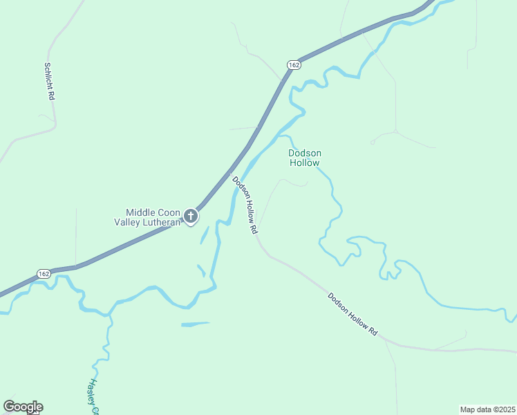 map of restaurants, bars, coffee shops, grocery stores, and more near Dodson Hollow Road in Chaseburg