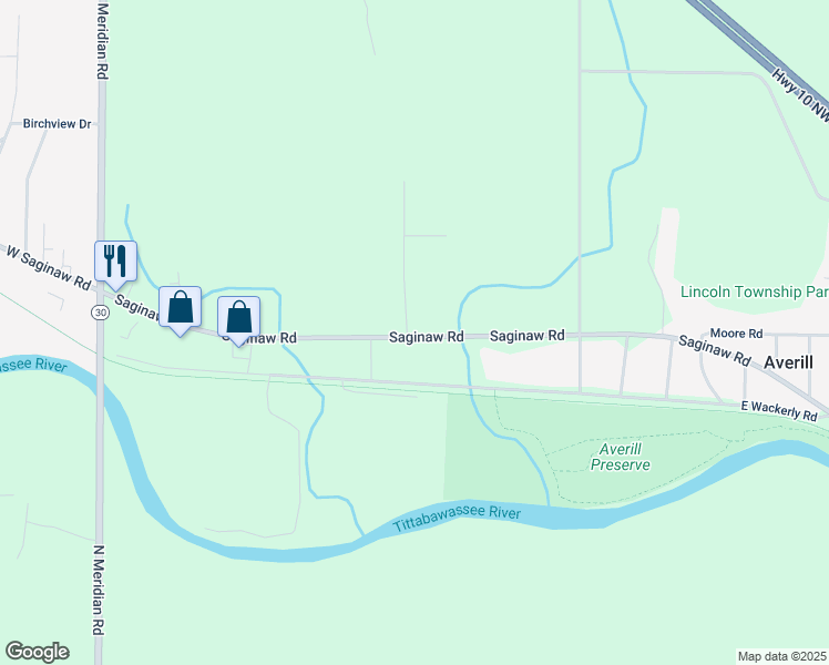 map of restaurants, bars, coffee shops, grocery stores, and more near 1919 North Pinesboro Drive in Sanford