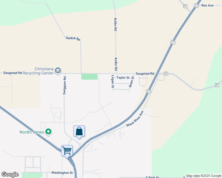 map of restaurants, bars, coffee shops, grocery stores, and more near 6 Logan Street in Westby