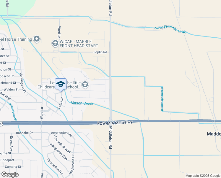 map of restaurants, bars, coffee shops, grocery stores, and more near 20398 Middleton Road in Caldwell