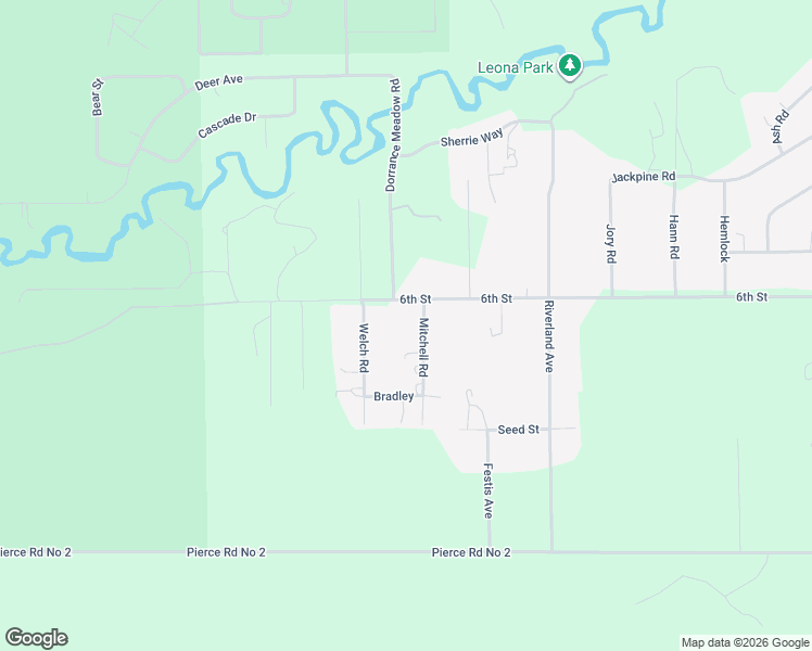 map of restaurants, bars, coffee shops, grocery stores, and more near 51377 Mitchell Road in La Pine