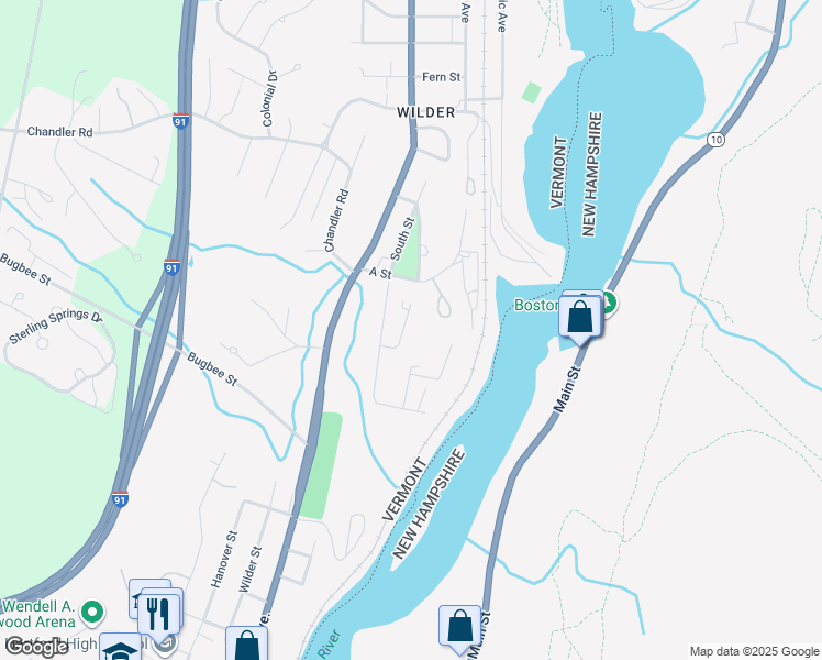 map of restaurants, bars, coffee shops, grocery stores, and more near 77 C Street in Hartford