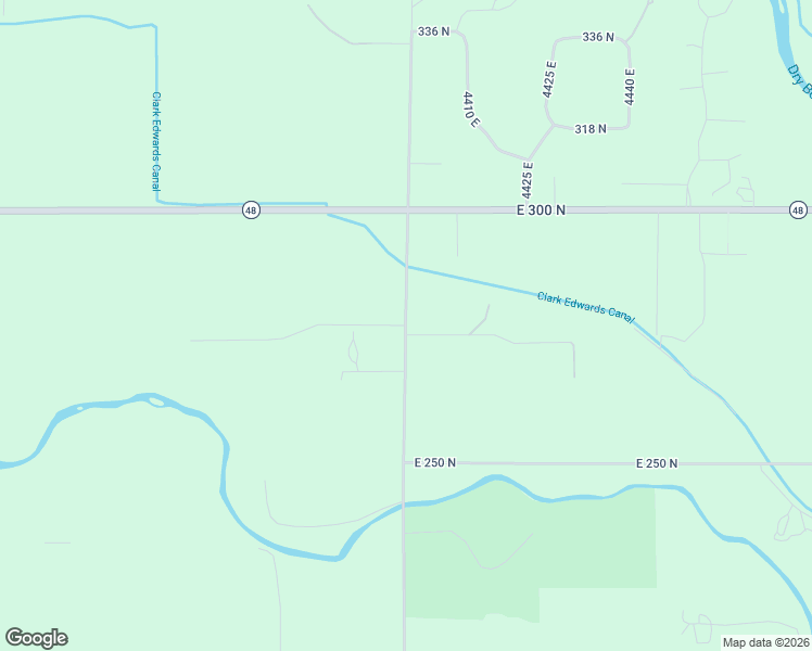 map of restaurants, bars, coffee shops, grocery stores, and more near 277 North 4400 East in Rigby