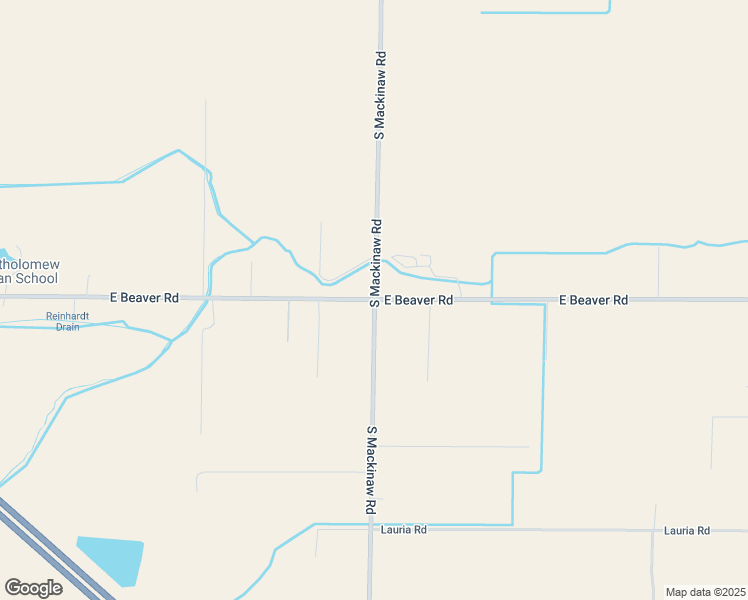 map of restaurants, bars, coffee shops, grocery stores, and more near 1501 East Beaver Road in Kawkawlin