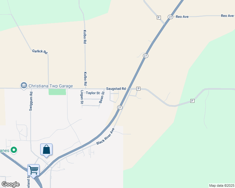 map of restaurants, bars, coffee shops, grocery stores, and more near Saugstad Road in Westby