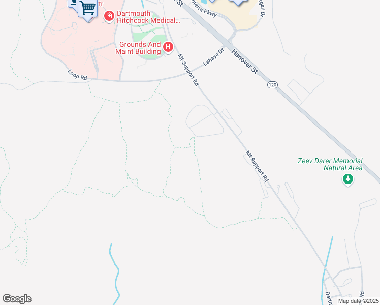 map of restaurants, bars, coffee shops, grocery stores, and more near 401 Mount Support Road in Lebanon
