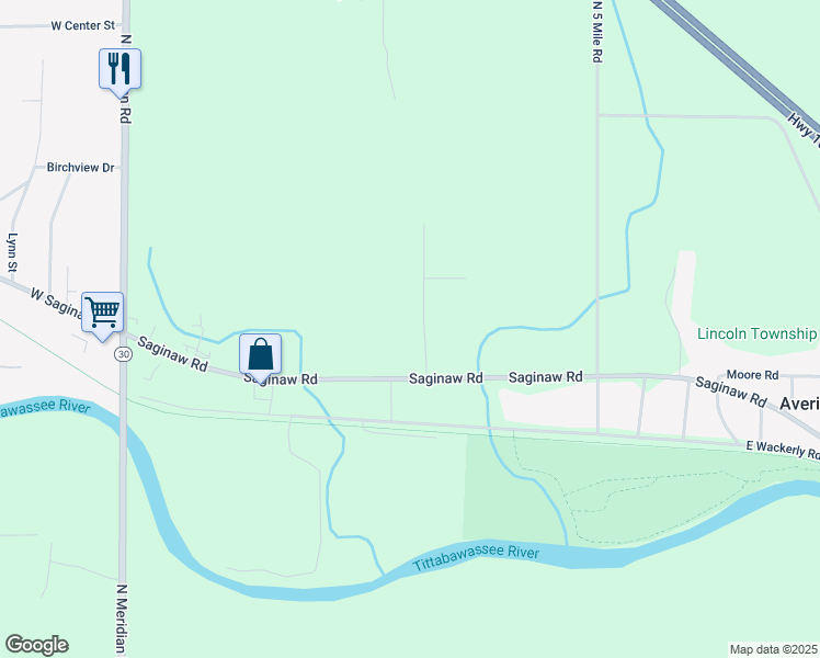 map of restaurants, bars, coffee shops, grocery stores, and more near 1919 North Pinesboro Drive in Sanford