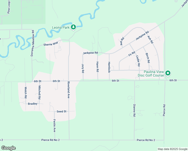 map of restaurants, bars, coffee shops, grocery stores, and more near 51419 Hann Road in La Pine