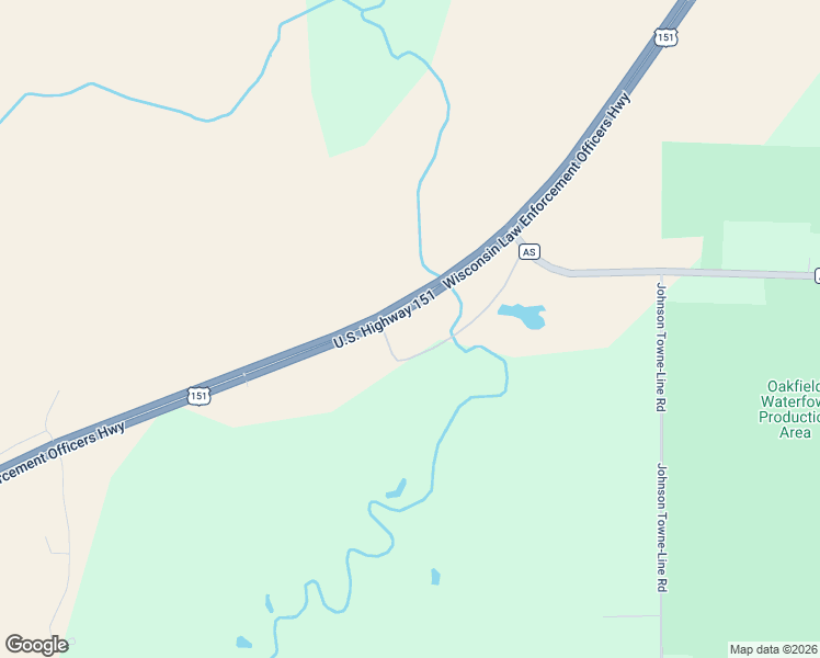 map of restaurants, bars, coffee shops, grocery stores, and more near N3469 U.S. 151 in Waupun