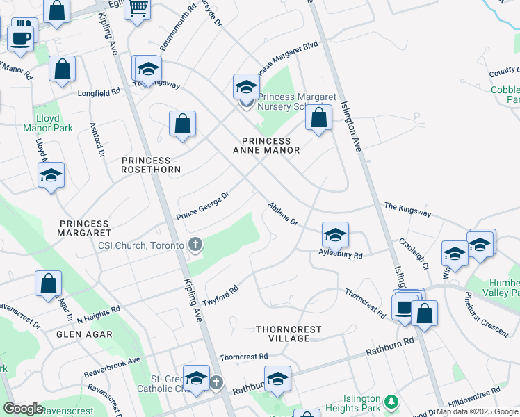 map of restaurants, bars, coffee shops, grocery stores, and more near 79 Sir Williams Lane in Toronto